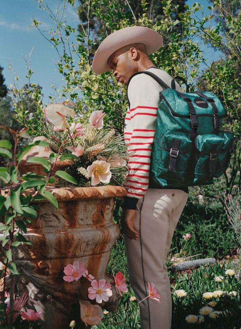 Carolyn Murphy and Antwaun Sargent in Gucci's 'Off the Grid